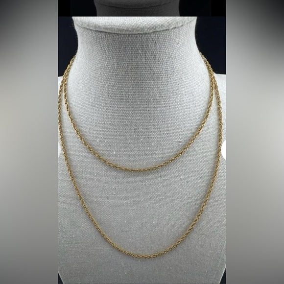 Vintage Joan Rivers Gold Chain Necklace - Picture 1 of 3